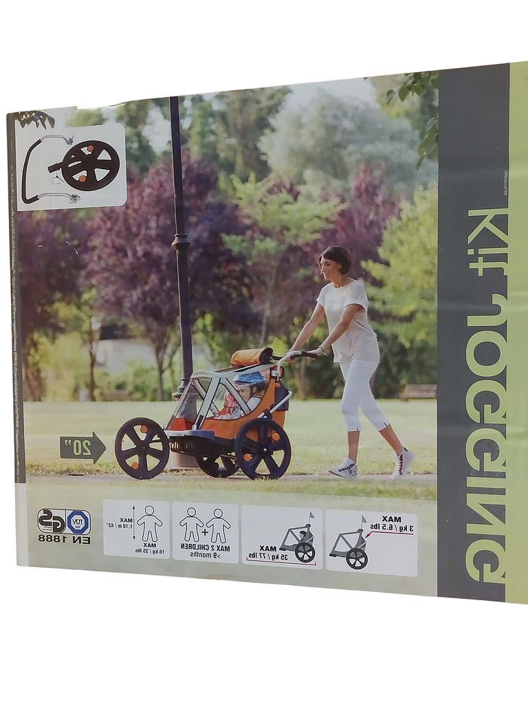 Kit di conversione Bellelli per carrozzina B Travel in carrozzina da jogging e sport