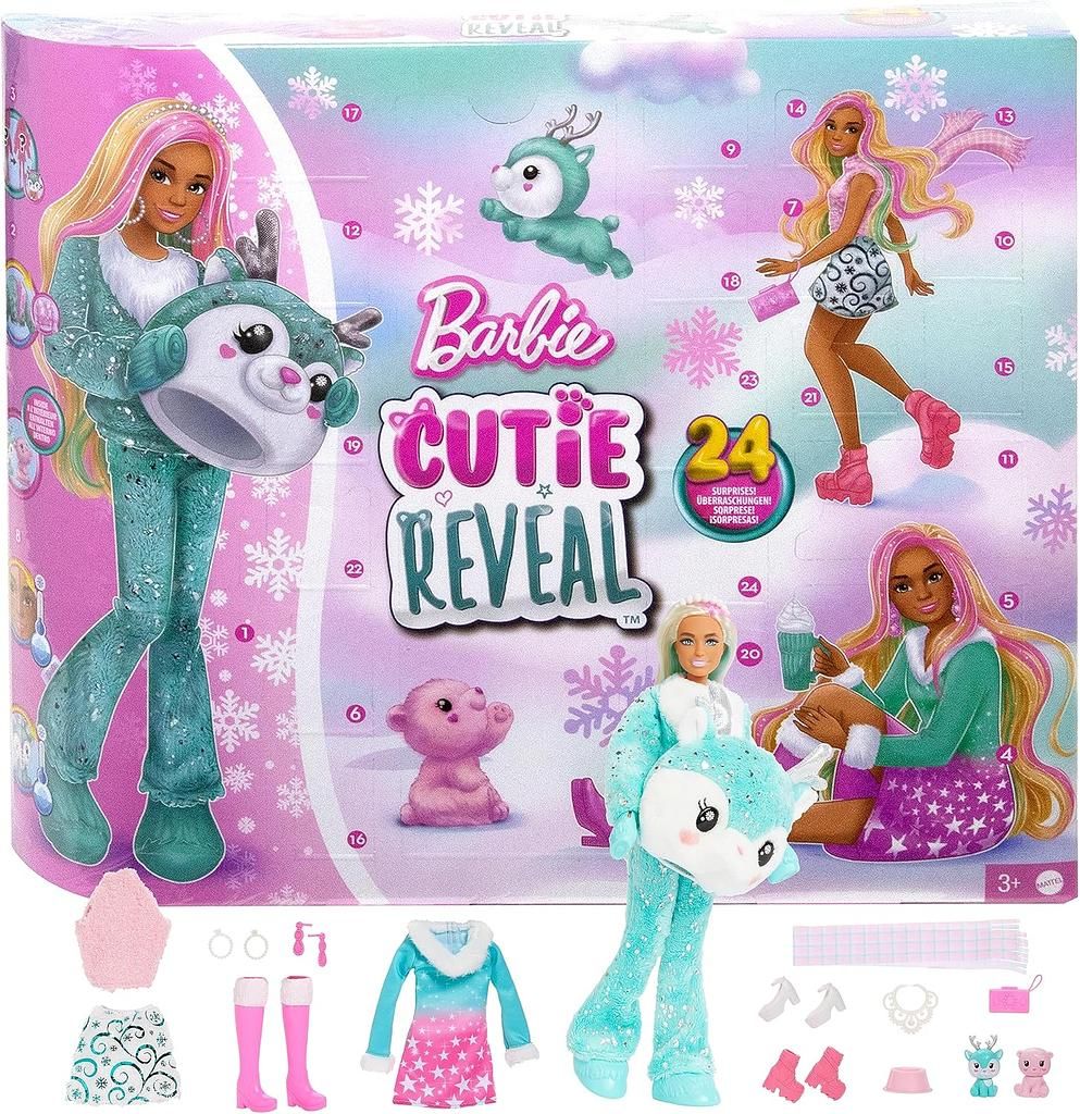 Mattel Barbie Adventskalender „Cutie Reveal“