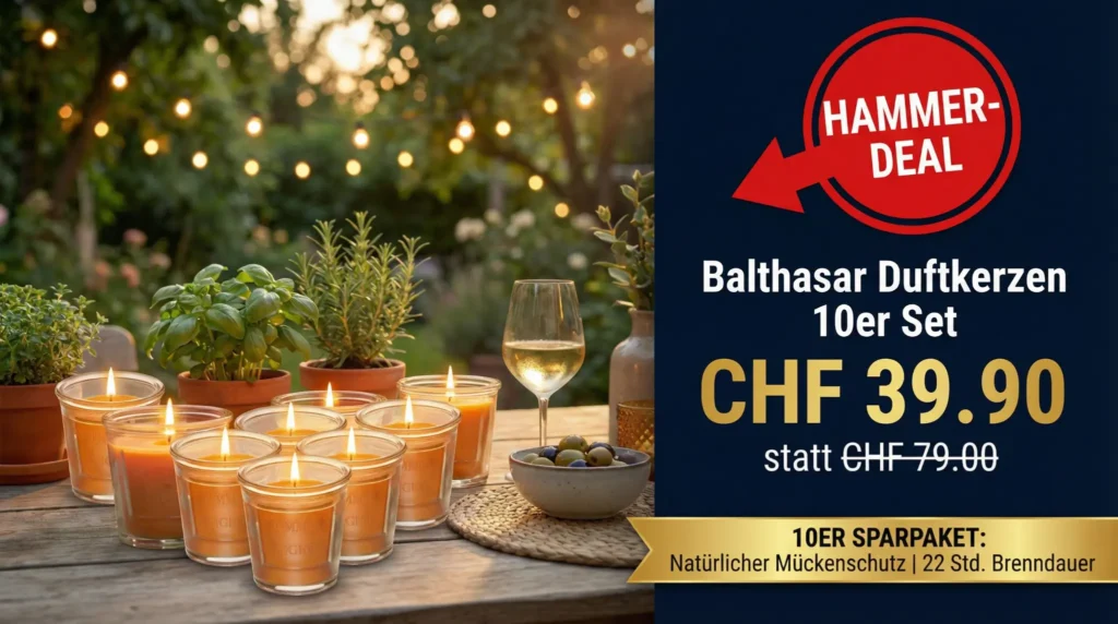 Hammer-Deal: Balthasar Duftkerzen 10er Set CHF 39.90
