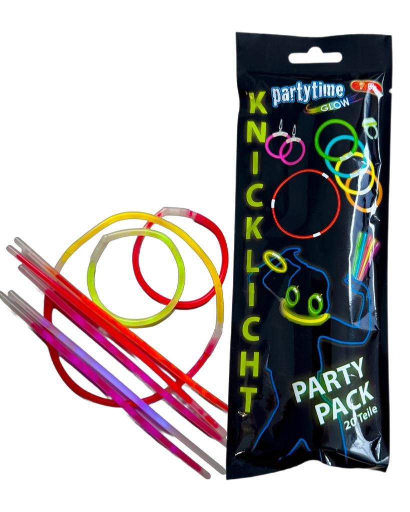CHAMP Knicklicht Schmuck Party Pack 20tlg.