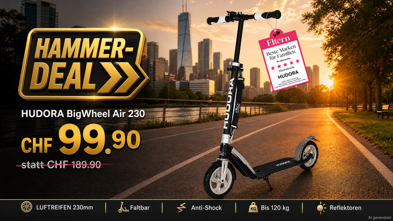 Hammer-Deal HUDORA BigWheel Air 230