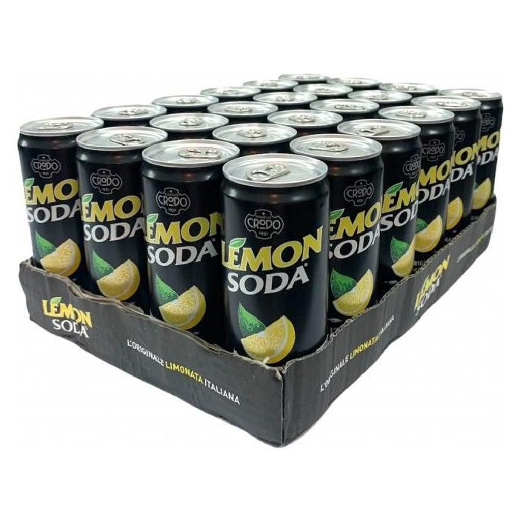 Fonti di Crodo Lemonsoda Vorratspackung à 24 Dosen