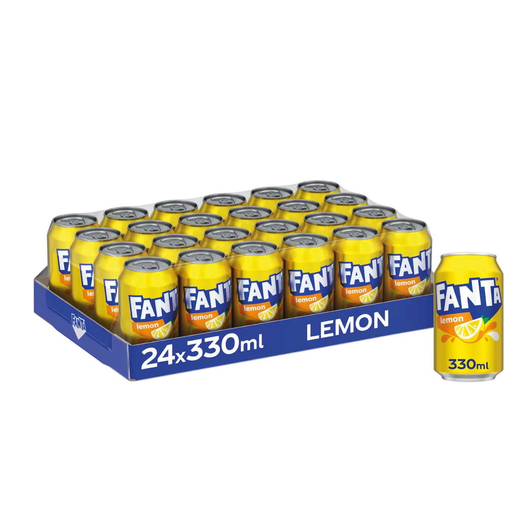 Fanta Lemon Nostalgiedose Vorratspackung à 24 Dosen